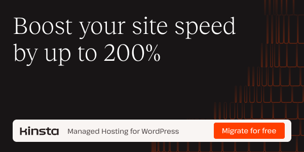 Kinsta Hosting Banner Horizontal
